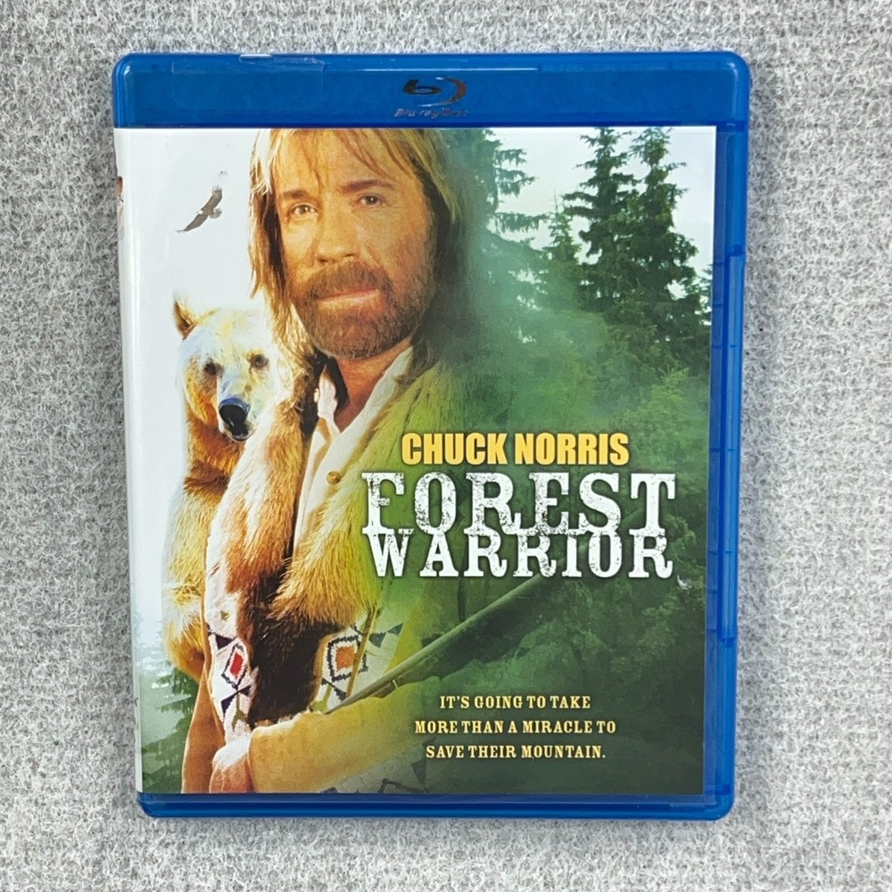 Forest Warrior (Blu-Ray, 1996) Rare Chuck Norris Film! OOP HTF